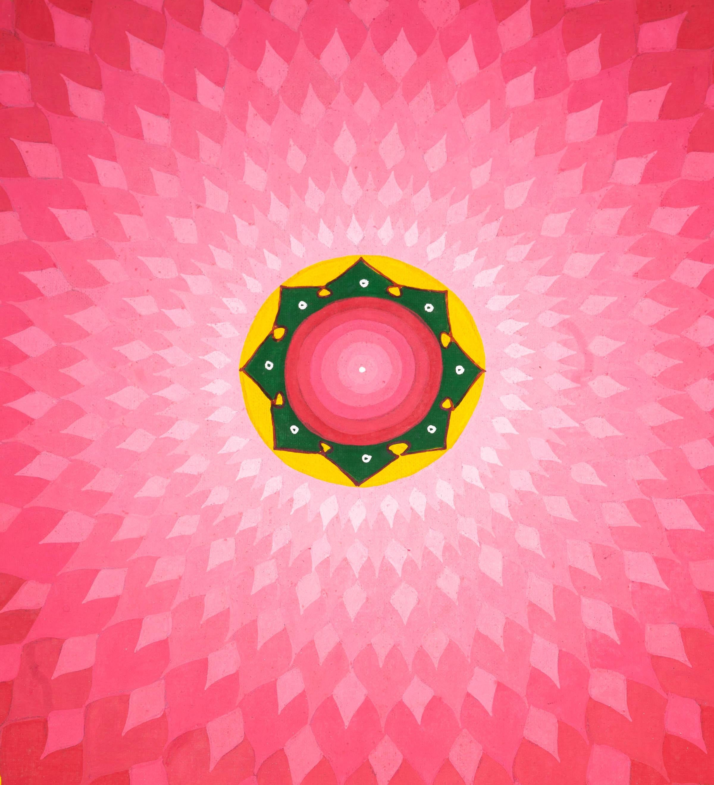Red Lotus Mandala - Himalayas Shop