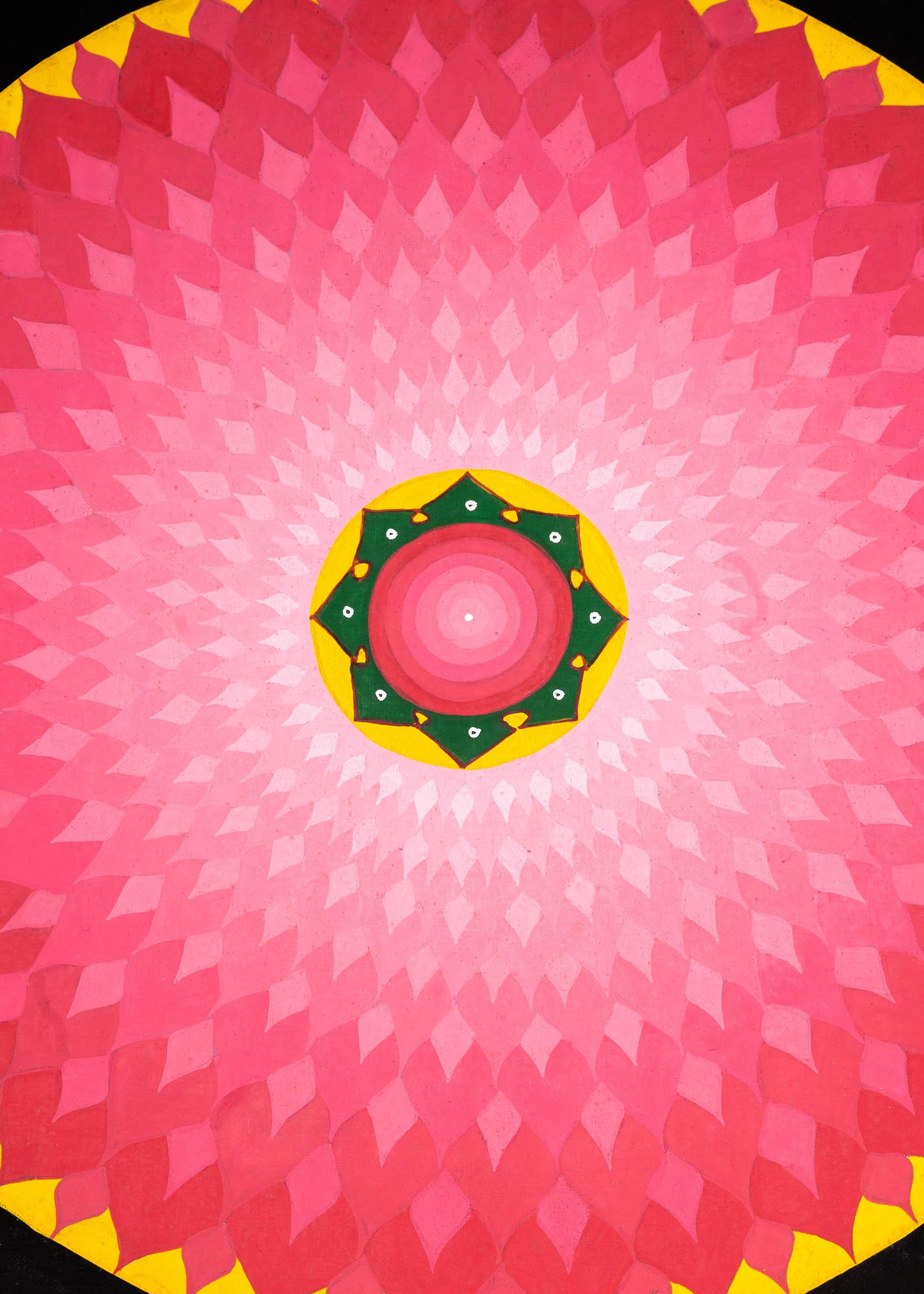 Red Lotus Mandala - Himalayas Shop