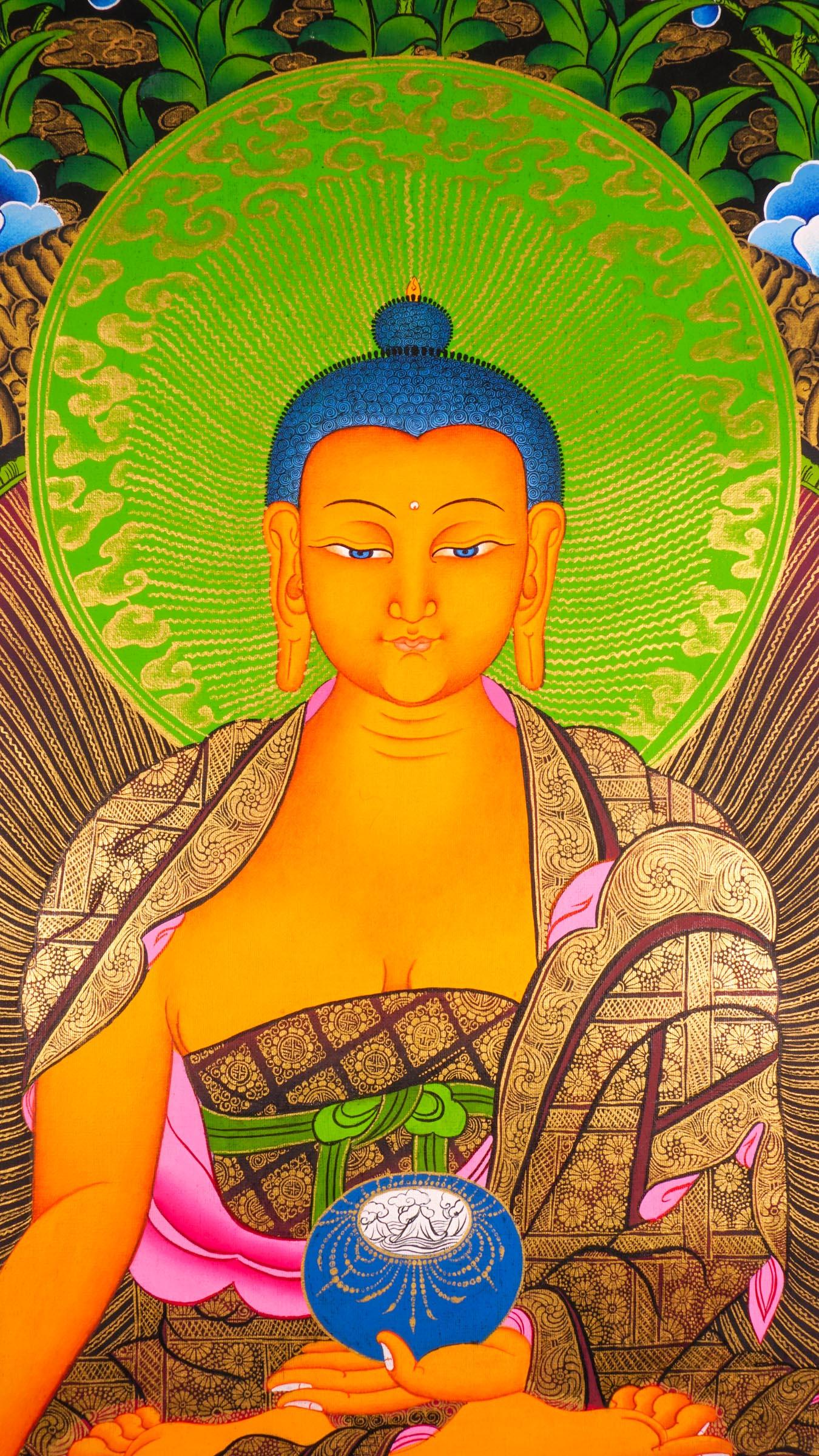 Shakyamuni Buddha thangka art