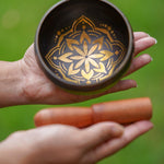 Tibetan Singing Bowl - Lotus Art