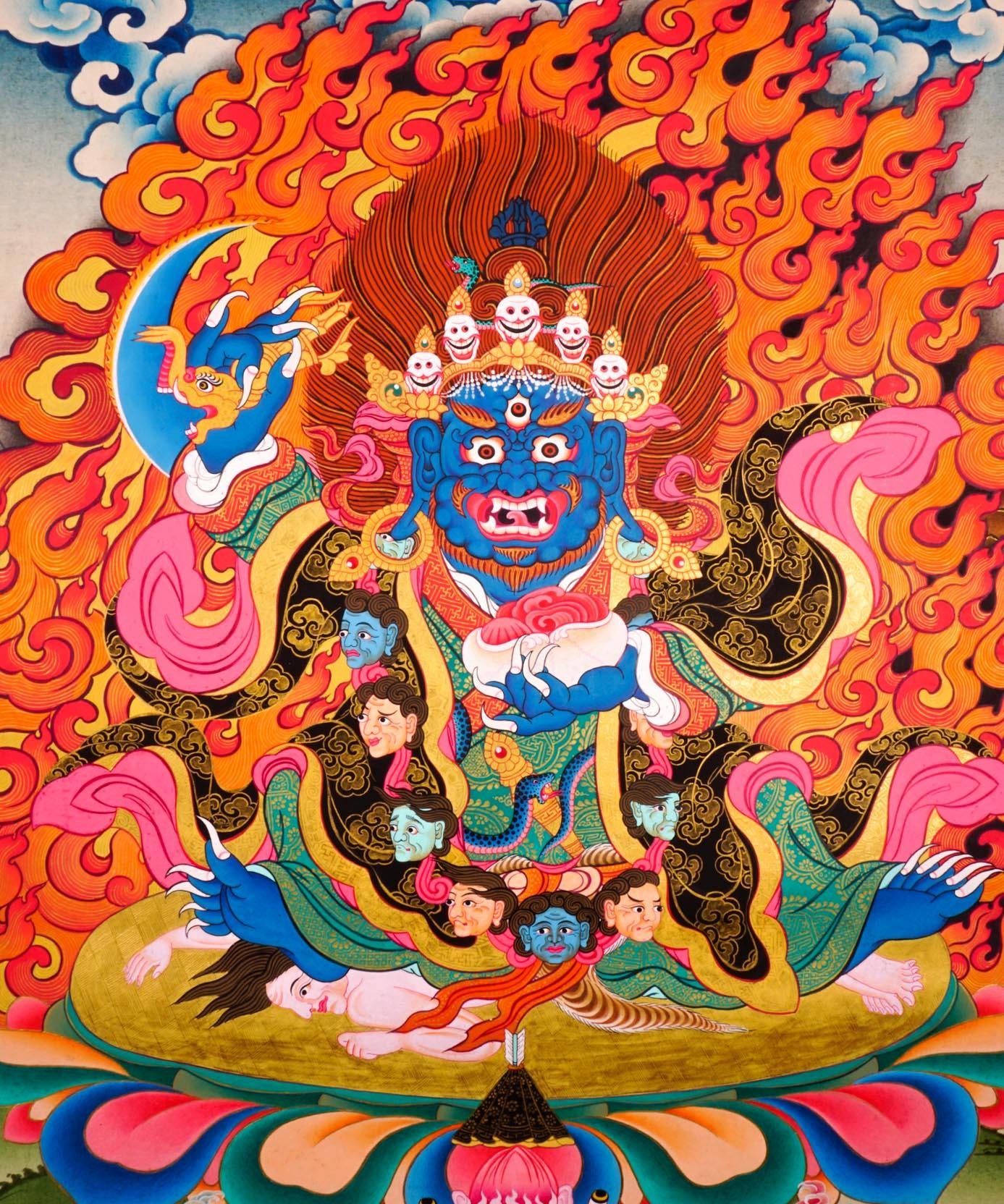 Mahakal Thangka Art