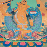Manjushri Thangka Painting | Cutting of Ignorance with Wisdom - Himalayas Shop