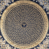 Black and Gold Mantra Mandala - Himalayas Shop