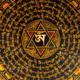 OM Mandala with 8 auspicious Symbol - The Golden Star - Himalayas Shop