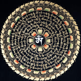 Black and Gold Mandala Thangka - Himalayas Shop