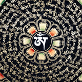 Black and Gold Mandala Thangka - Himalayas Shop