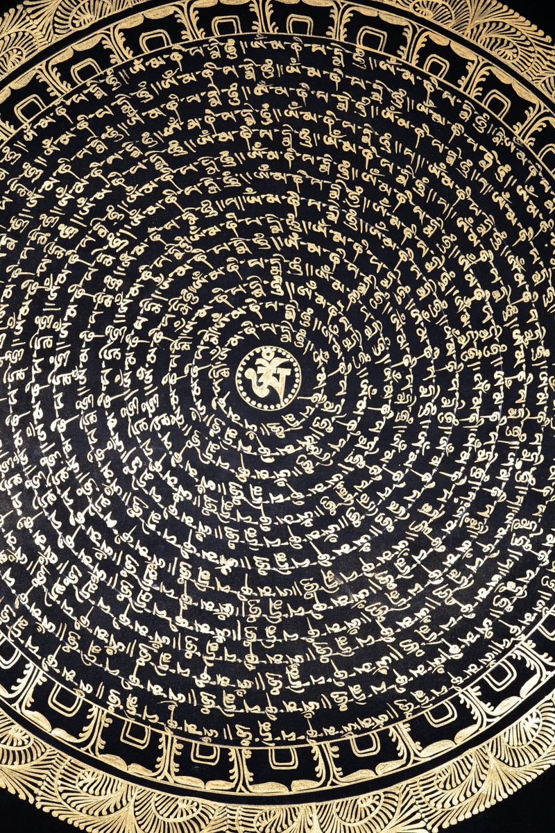 Gold Om Mandala - Himalayas Shop
