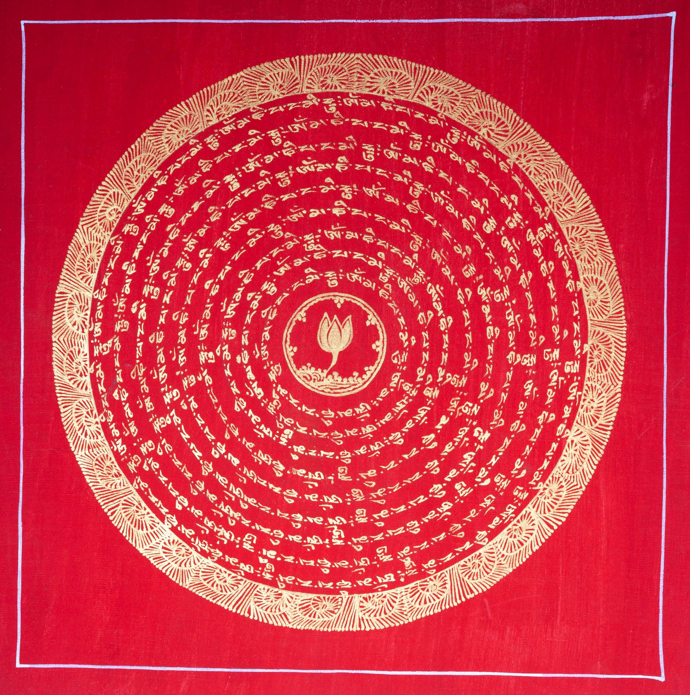 Mandala Wall Hanging Tibetan art | Matra Mandala - Himalayas Shop