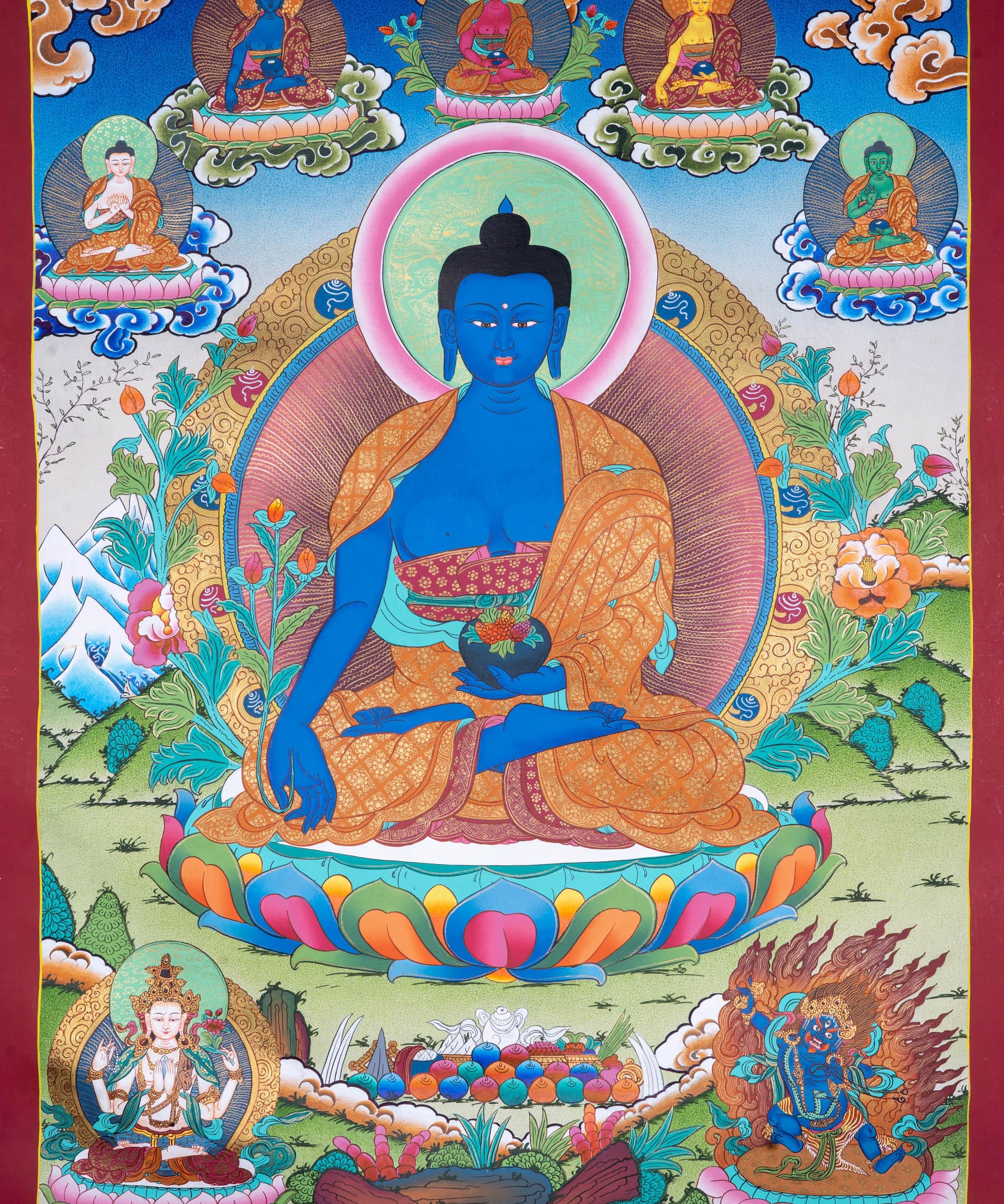 Healing Blue Medicine Buddha - Himalayas Shop