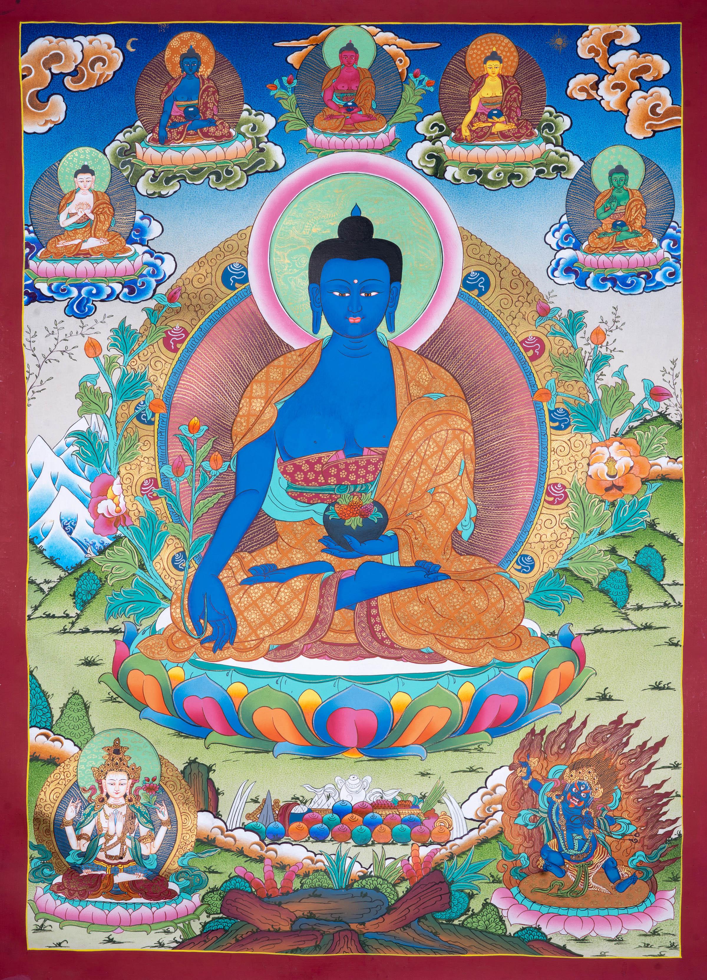 Healing Blue Medicine Buddha - Himalayas Shop