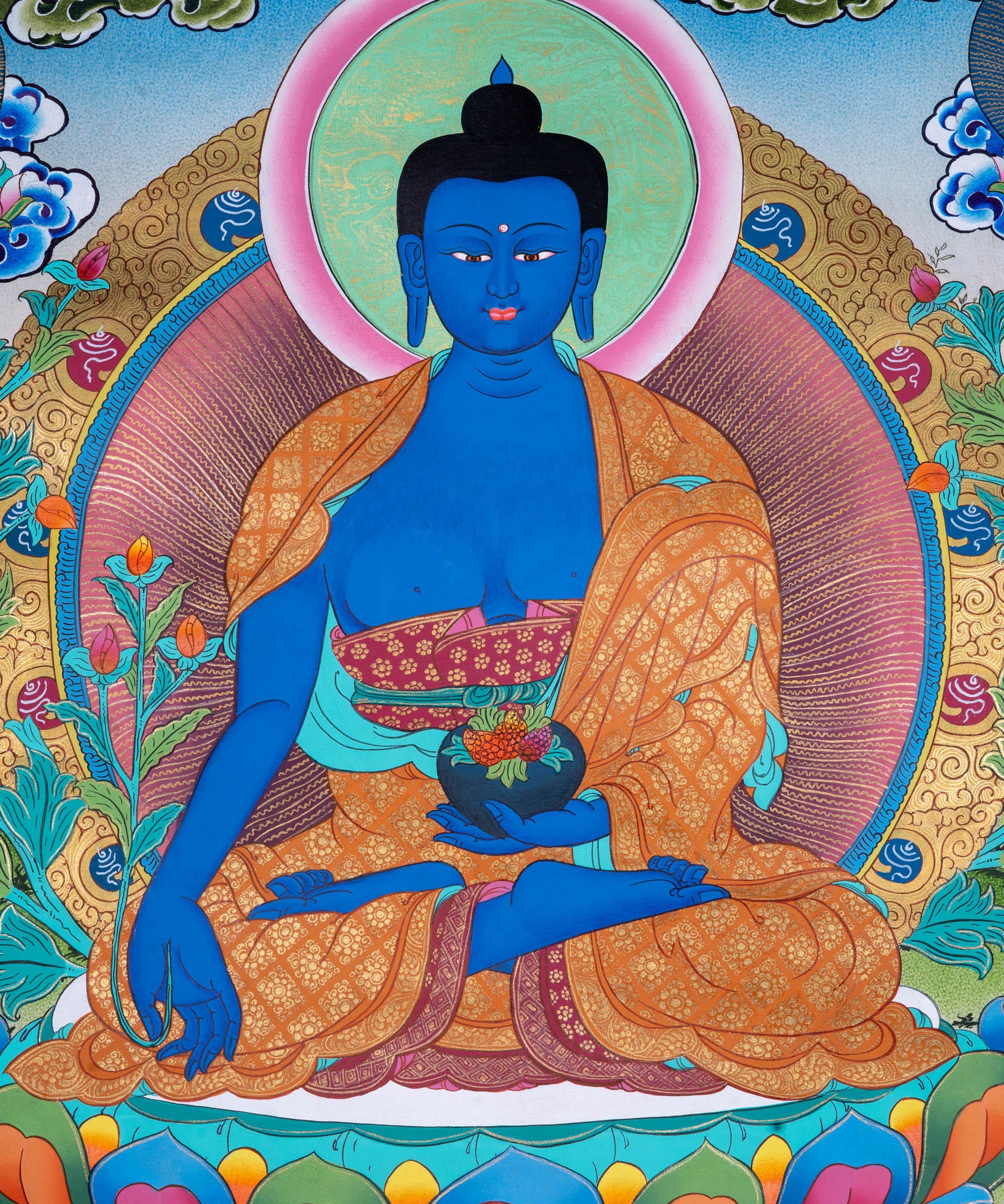 Healing Blue Medicine Buddha - Himalayas Shop