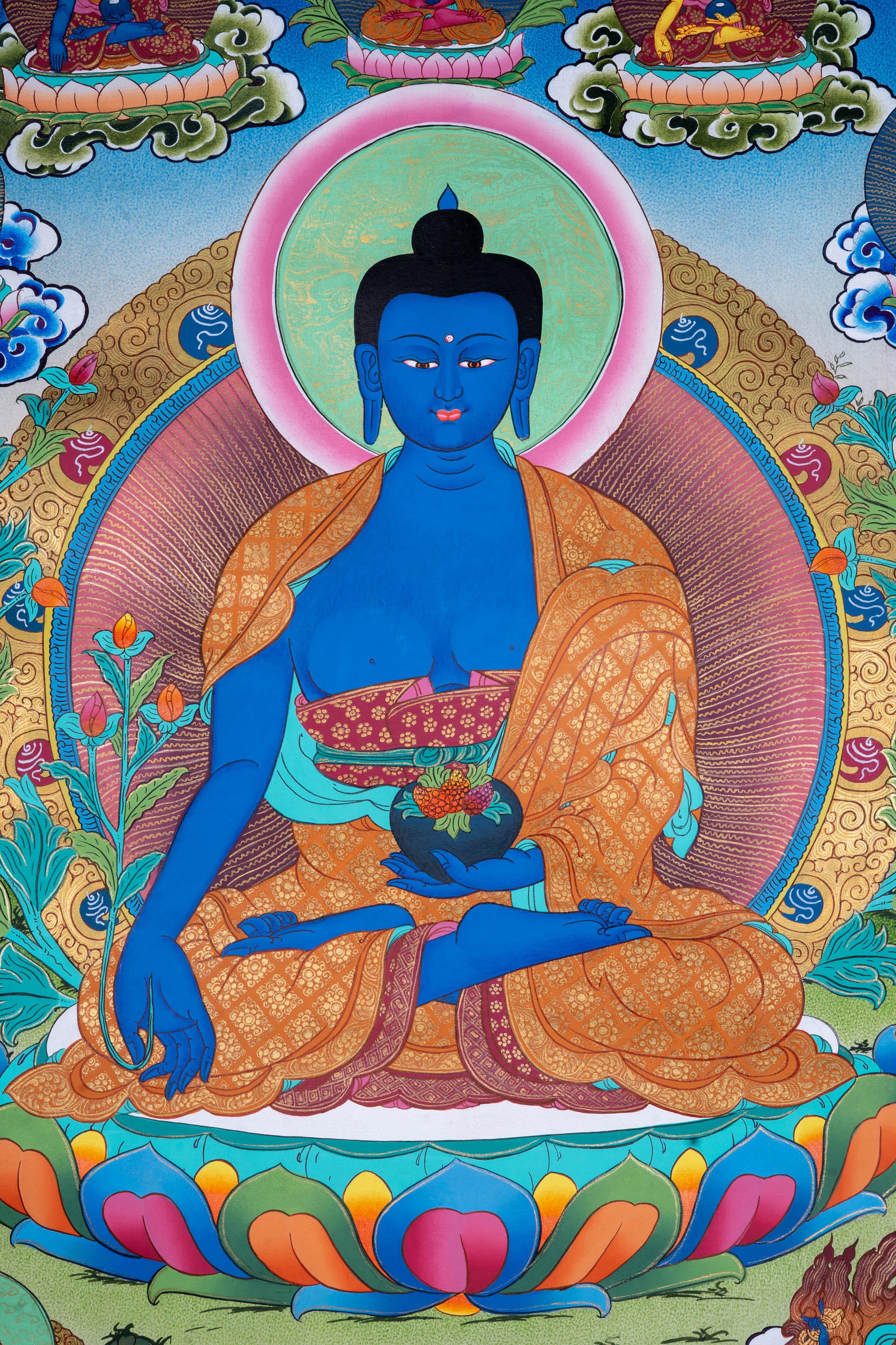 Healing Blue Medicine Buddha - Himalayas Shop