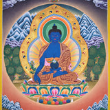 Medicine Buddha Thangka painting - Himalayas Shop