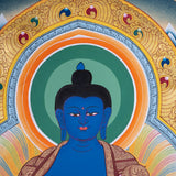 Medicine Buddha Thangka painting - Himalayas Shop