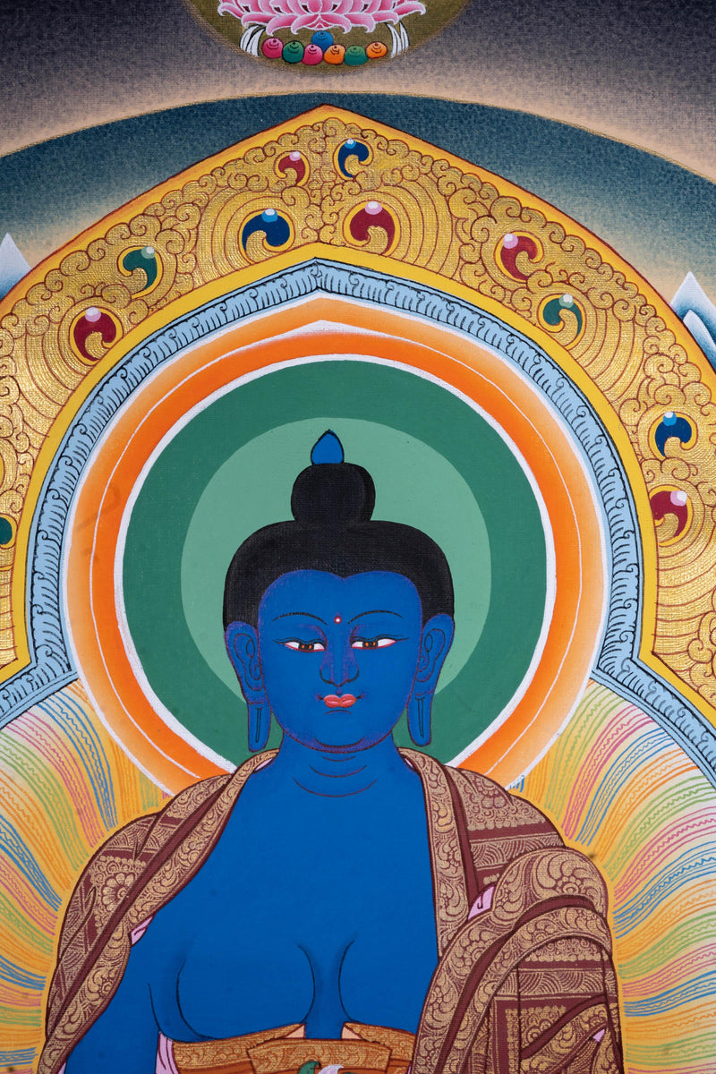 Medicine Buddha Thangka painting - Himalayas Shop