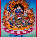 Mahakala Thangka Painting - HimalayasShop