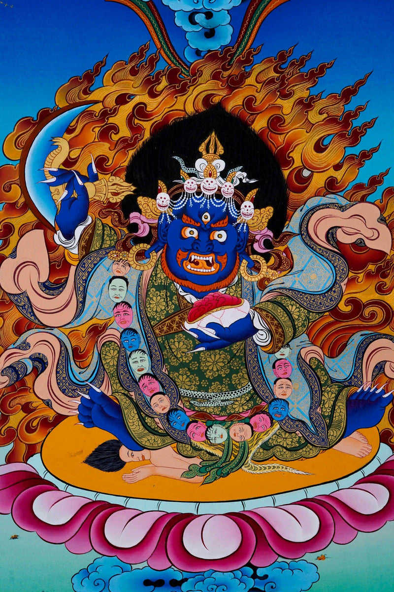 Mahakala Thangka Painting - Himalayas Shop