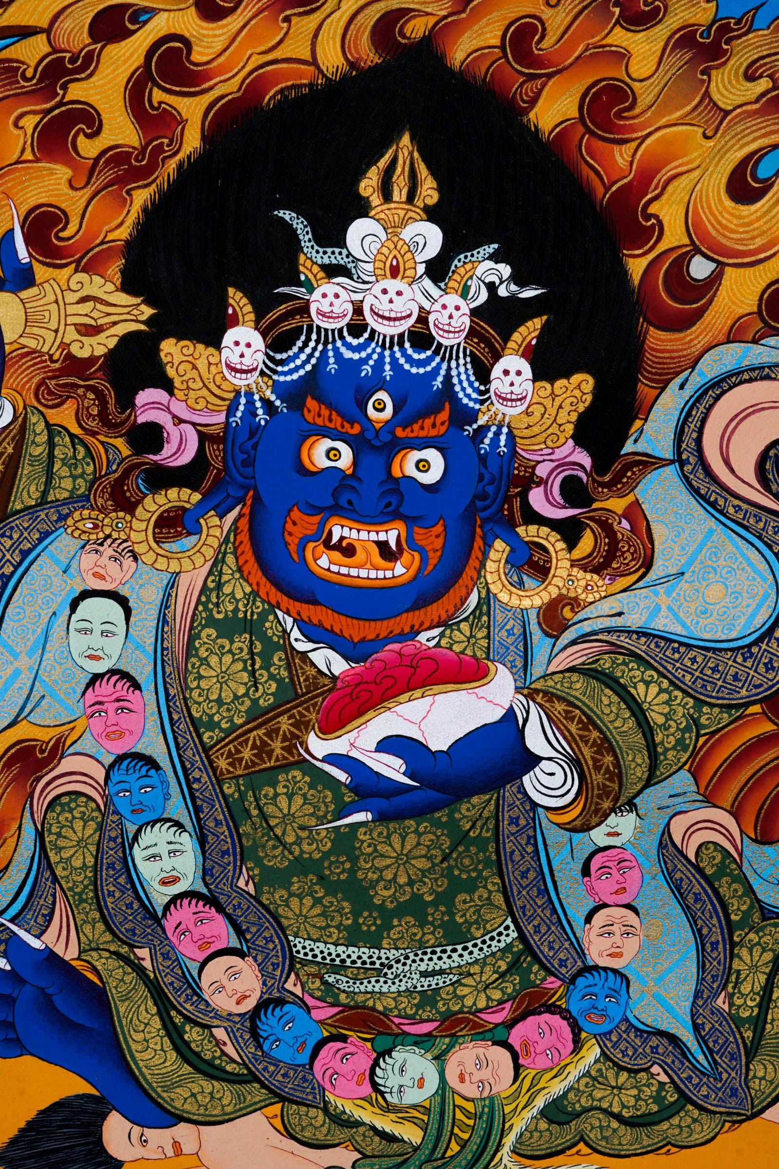 Mahakala Thangka Painting - Himalayas Shop