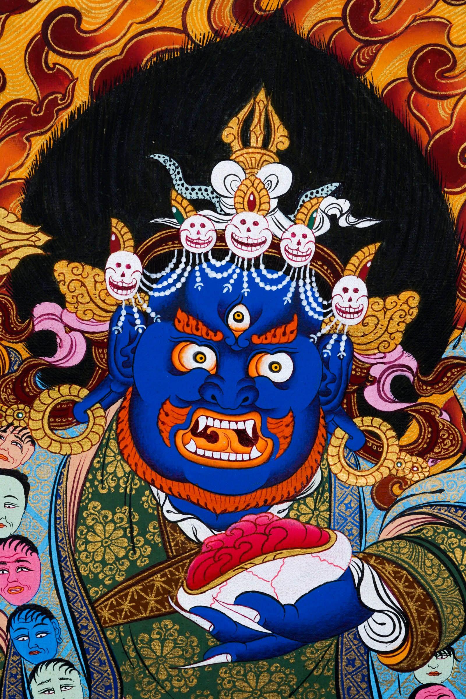 Mahakala Thangka Painting - Himalayas Shop