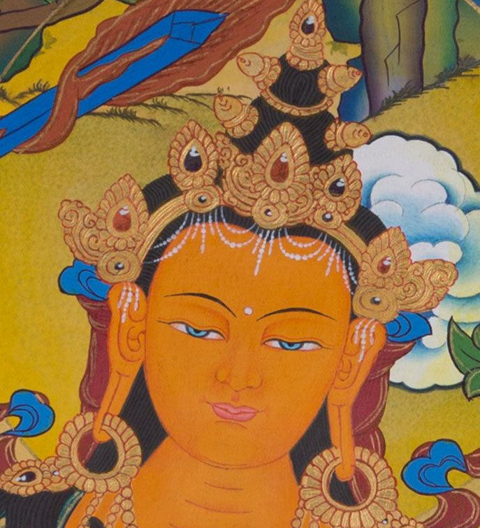 Manjushri Thangka Painting for Sale