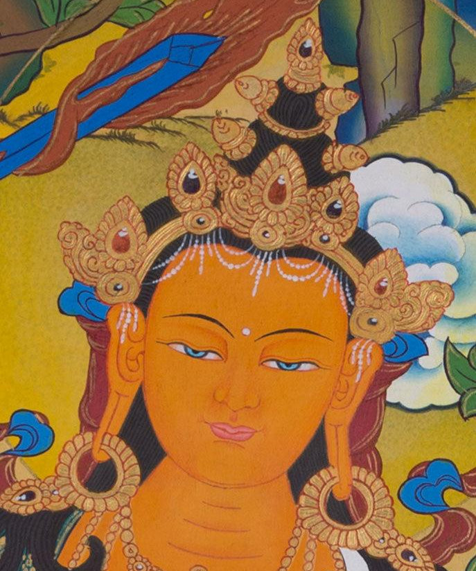 Manjushri Thangka Painting for Sale