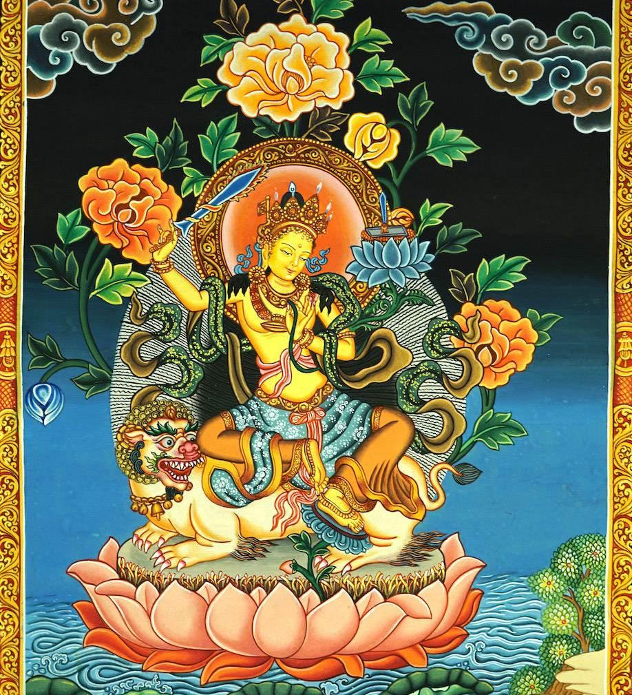 Manjushri Thagnka of Wisdom