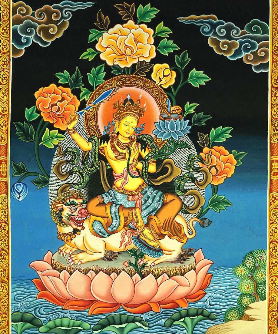 Manjushri Thagnka of Wisdom
