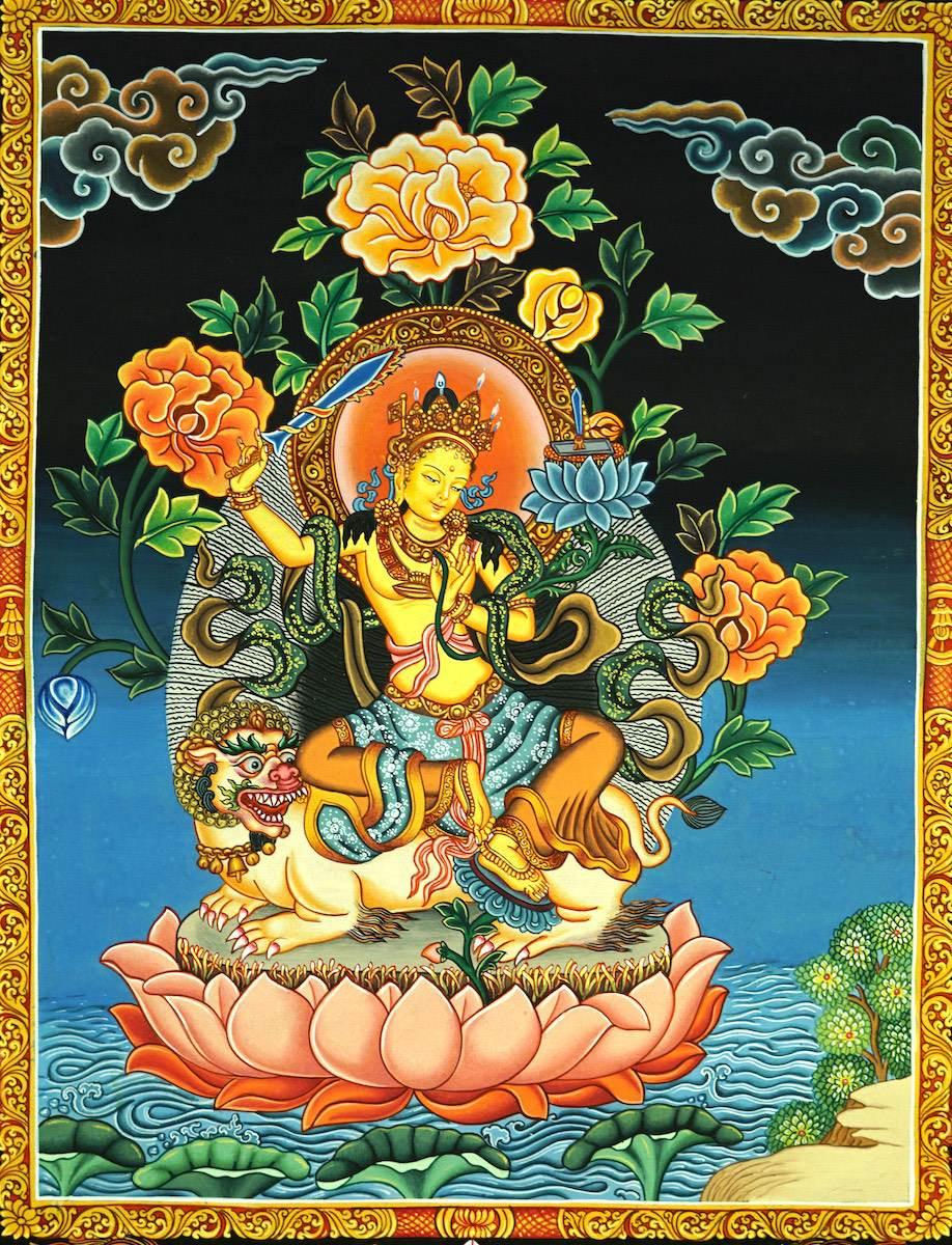 Manjushri Thagnka of Wisdom