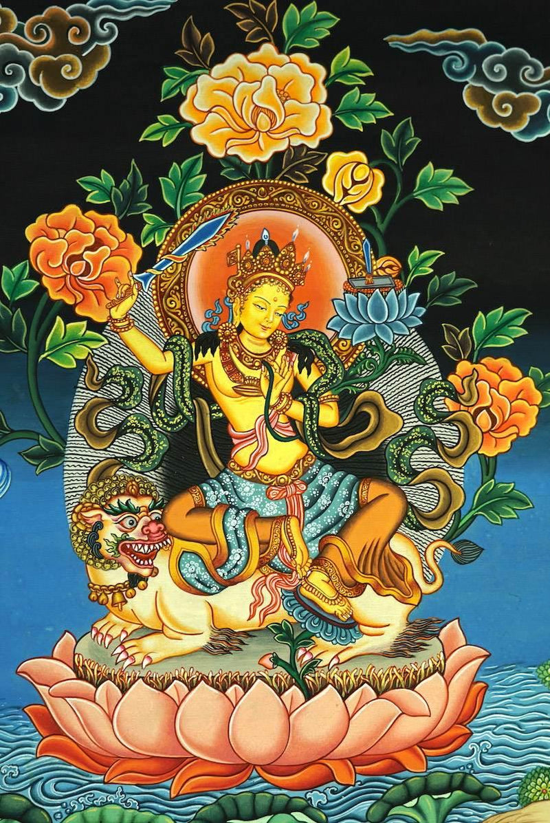 Manjushri Thagnka of Wisdom