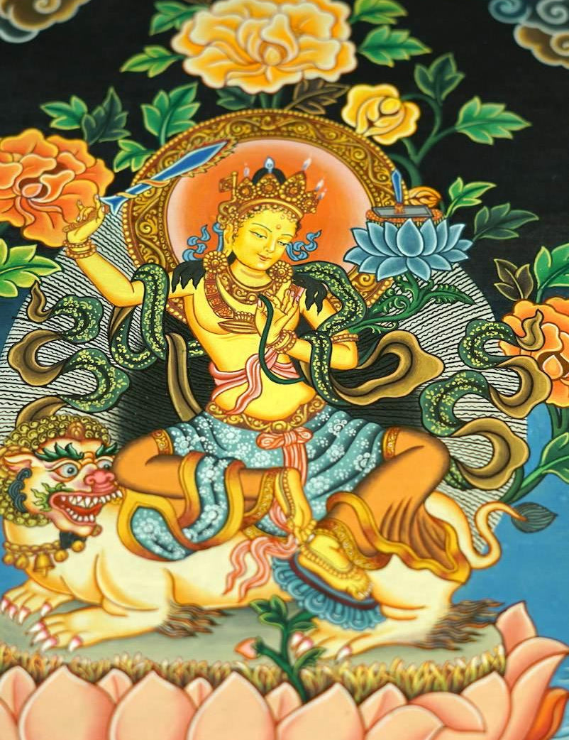 Manjushri Thagnka of Wisdom