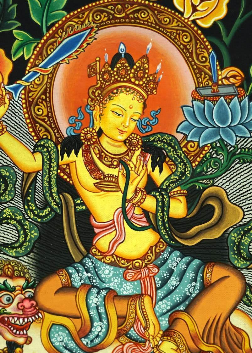 Manjushri Thagnka of Wisdom
