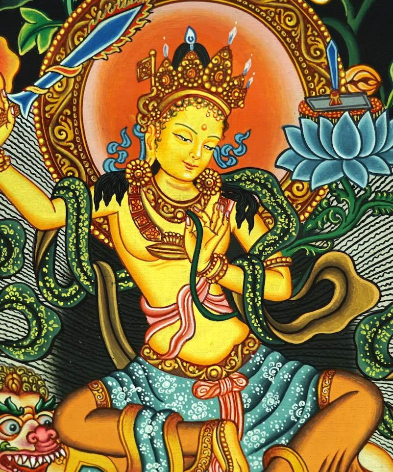 Manjushri Thagnka of Wisdom