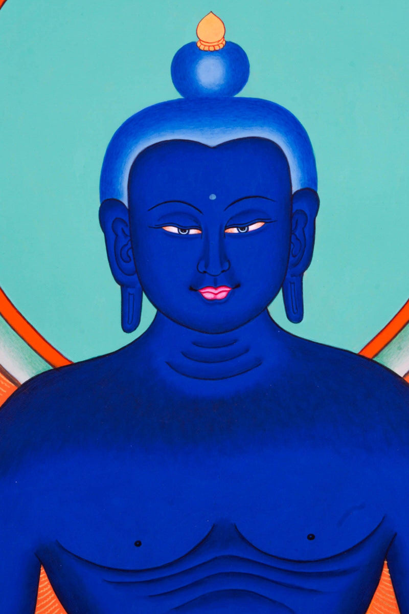 Samantabhadra Thangka on canvas - Himalayas Shop