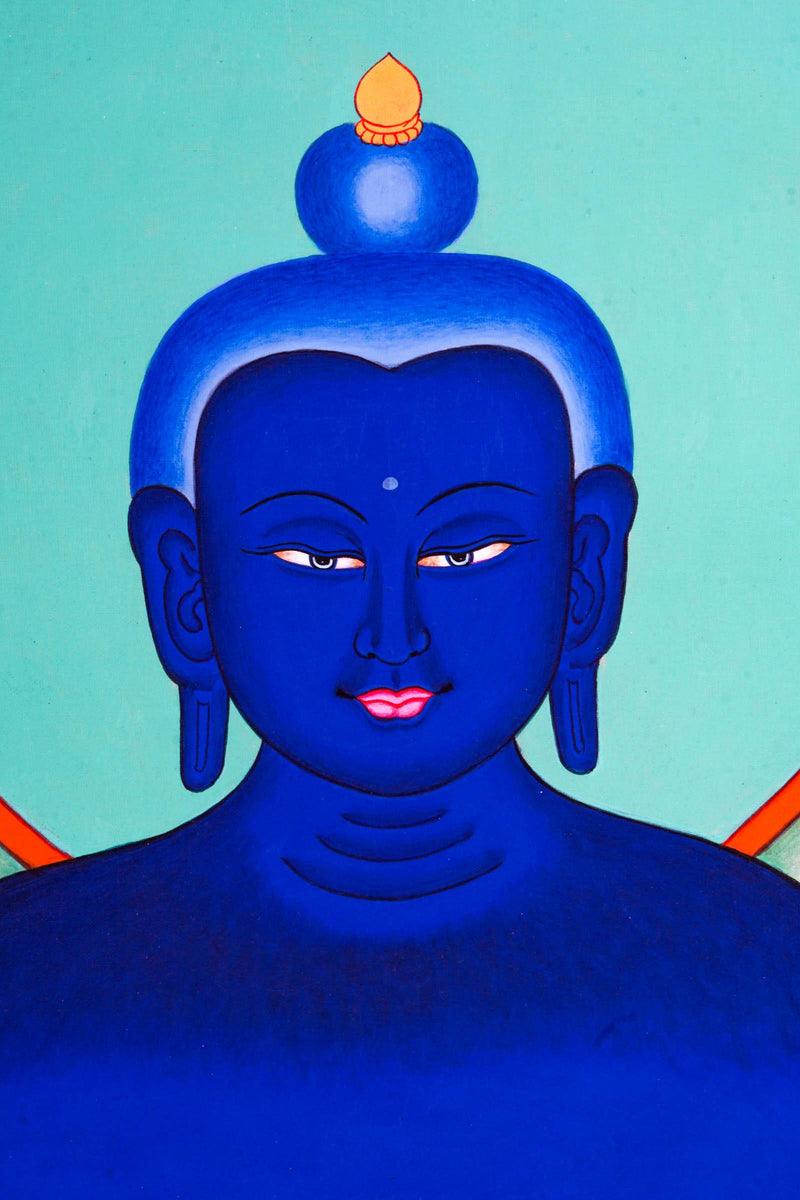 Samantabhadra Thangka on canvas - Himalayas Shop