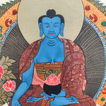 Paradise of Medicine Buddha Thangka
