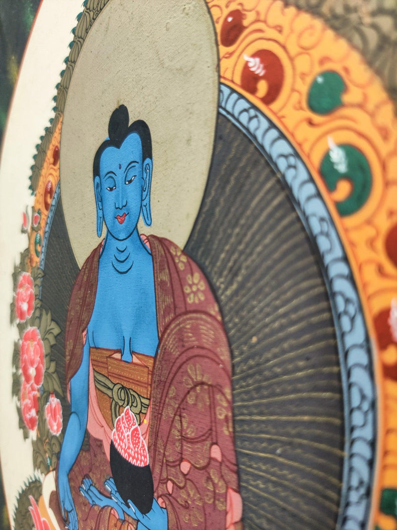Paradise of Medicine Buddha Thangka