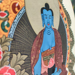 Paradise of Medicine Buddha Thangka