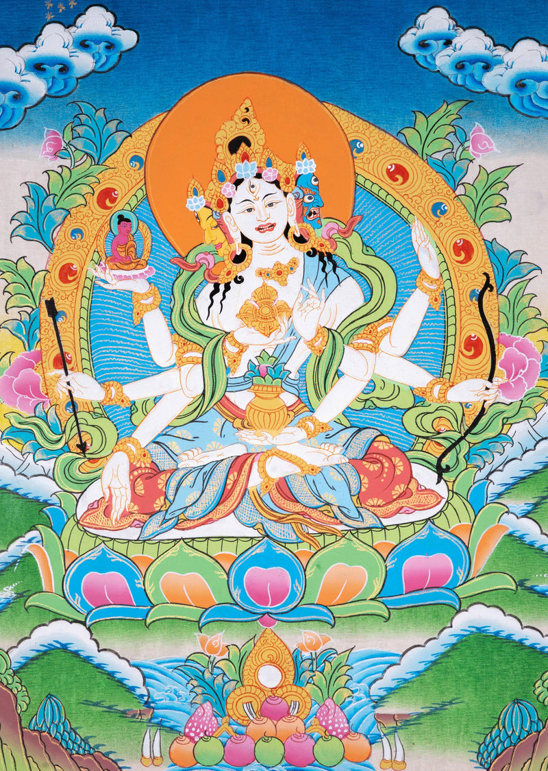 Namgyalma Thangka Painting - Himalayas Shop