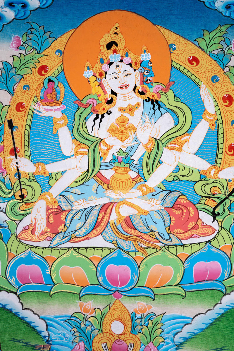 Namgyalma Thangka Painting - Himalayas Shop