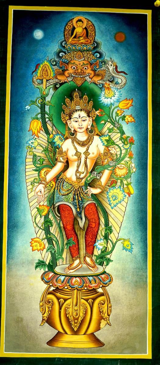 Standing White Tara Thangka