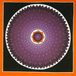 Purple lotus mandala thangka