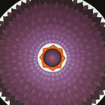 Purple lotus mandala thangka