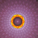 Purple lotus mandala thangka