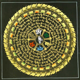 OM mandala thangka art