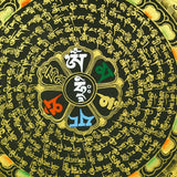 OM mandala thangka art