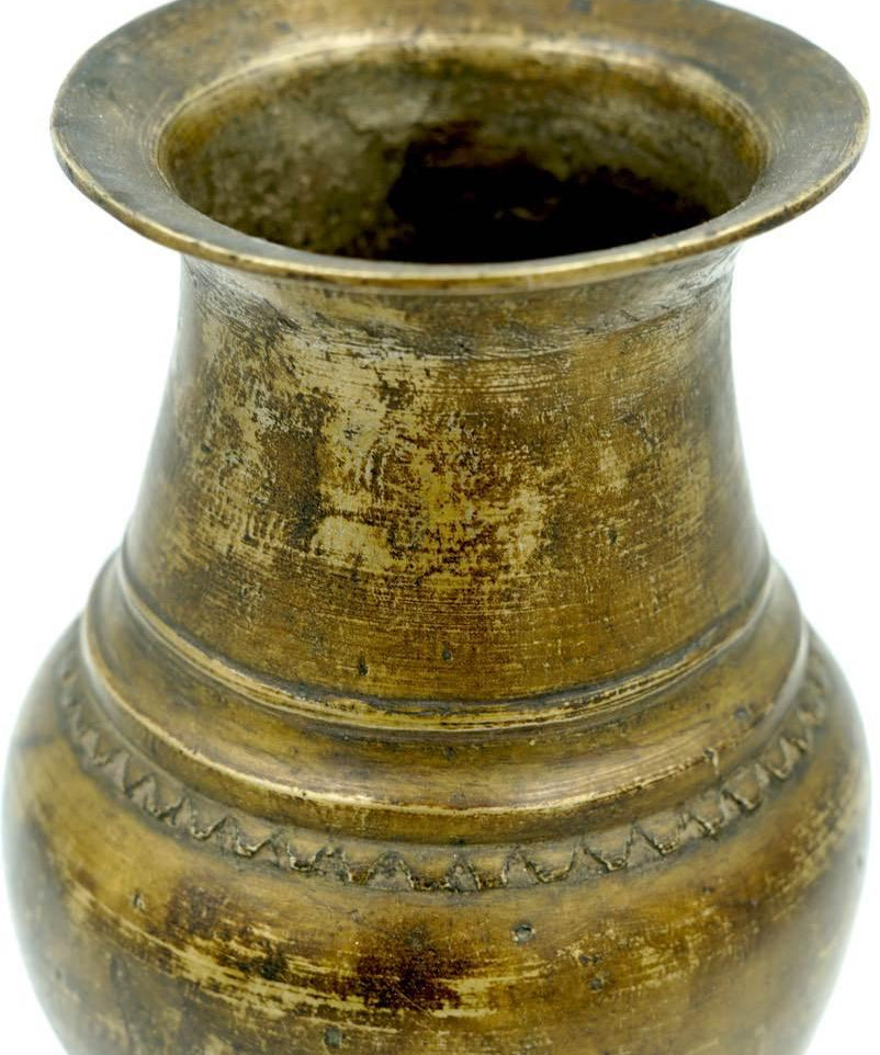 Antique Water Pot - Ankhora made with brass - Himalayas Shop