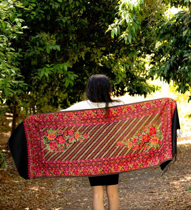 Pashmina shawl, pashmina scarf, wrap, stole or cashmere blanket.