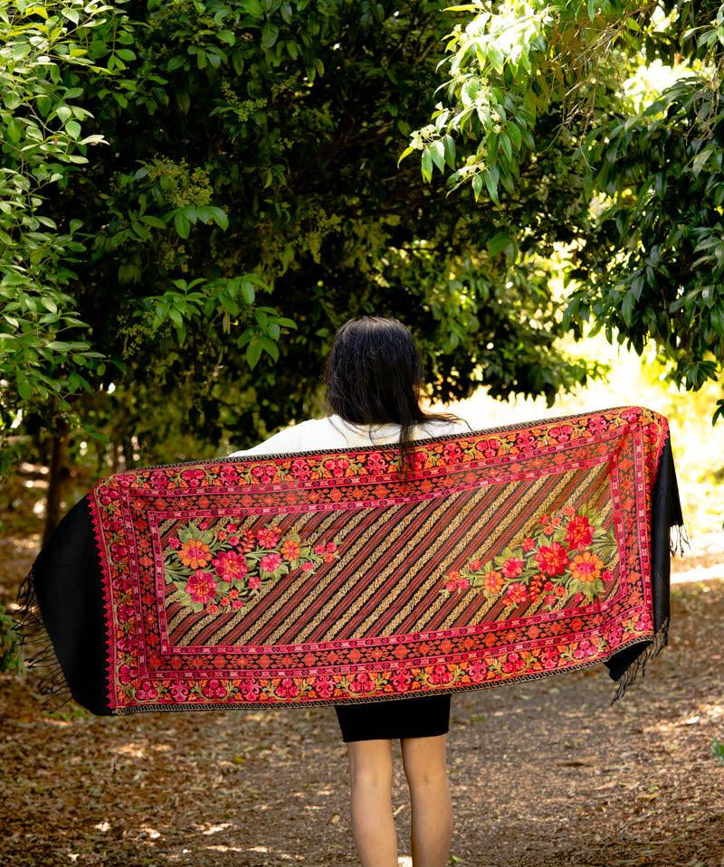 Pashmina shawl, pashmina scarf, wrap, stole or cashmere blanket.