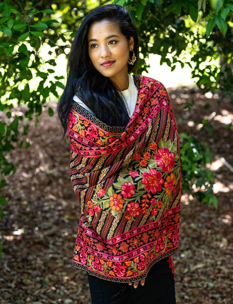 Pashmina shawl, pashmina scarf, wrap, stole or cashmere blanket.