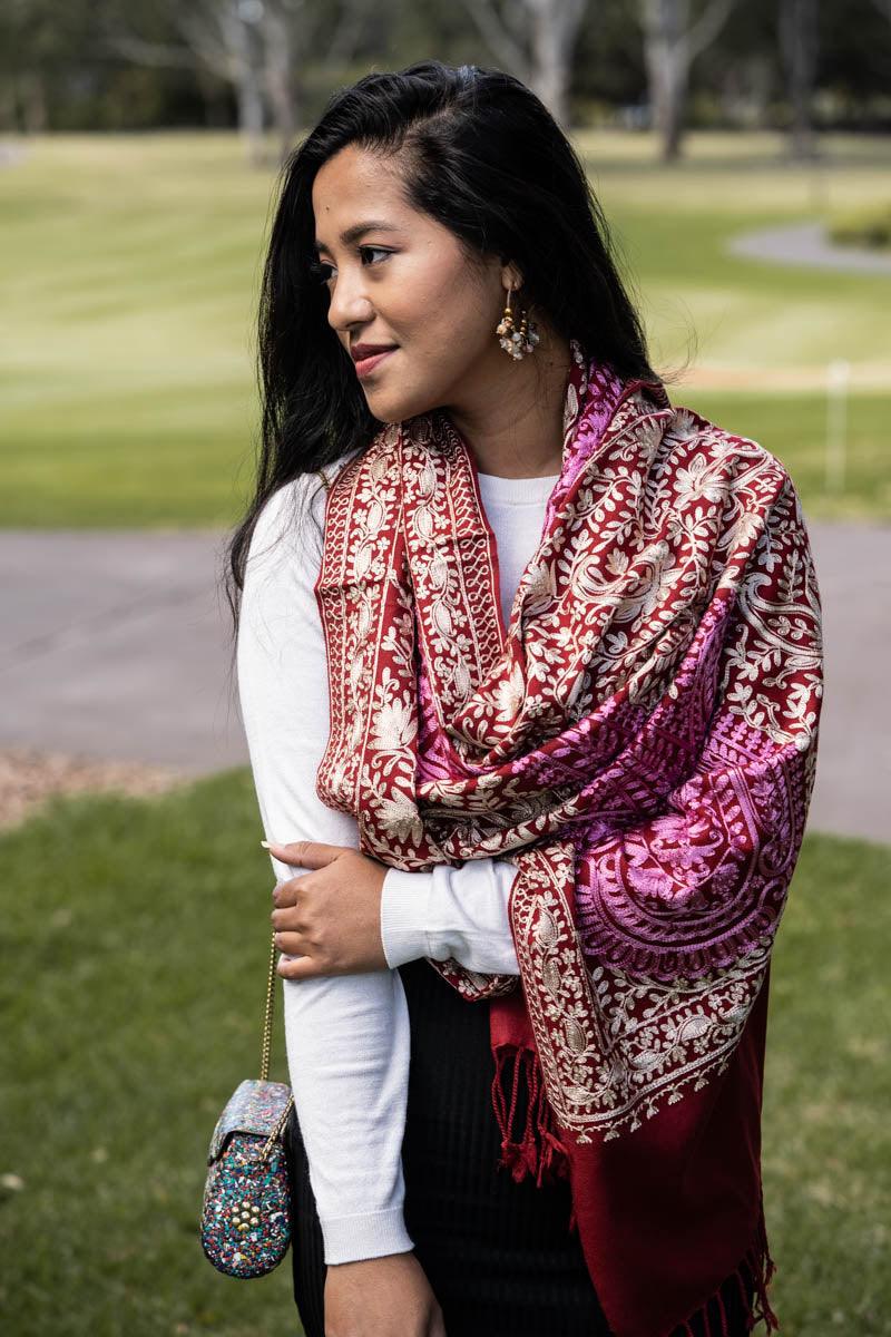 Paisley Design Pashmina shawl for winter or summer season